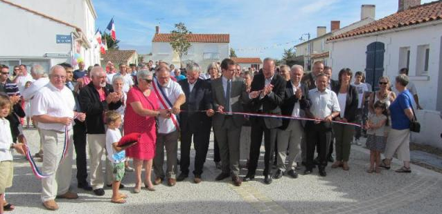 Le centre-bourg de Sainte Radégonde des Noyers offre un nouveau visage